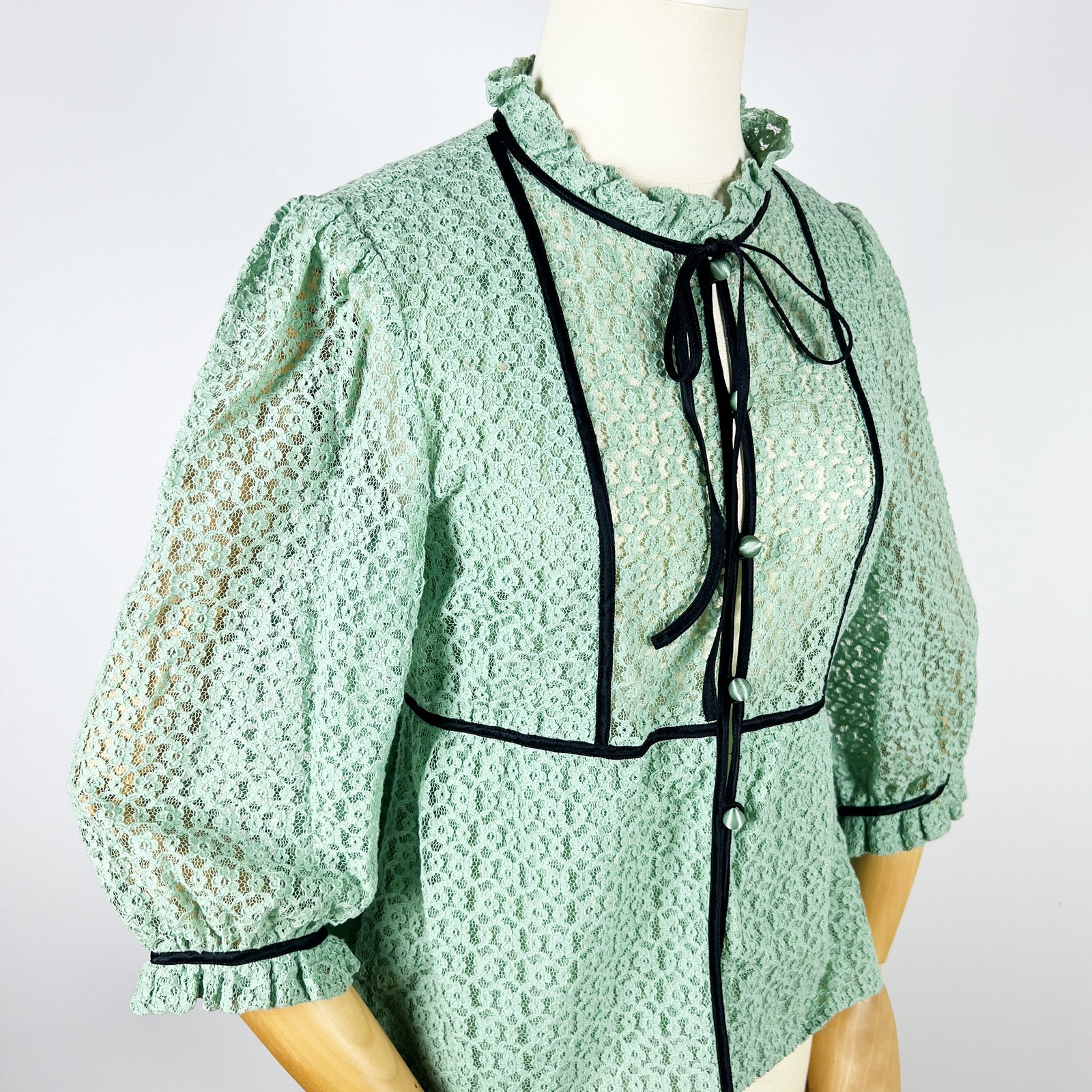 Marc By Marc Jacobs Green Lace Top Aso Gossip Girl Size 6